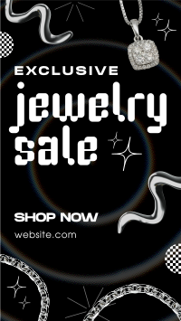 Y2k Jewelry Sale Instagram Story Design