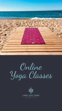 Online Yoga Facebook Story