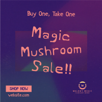 Psychedelic Mushroom Sale Instagram Post Image Preview