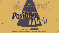 Position Filled Hiring Facebook Event Cover