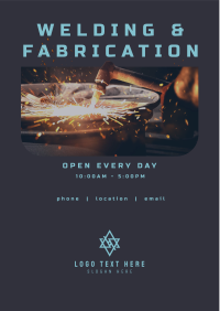 Welding & Fabrication Flyer Design