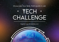 Minimalist Tech Challenge Postcard
