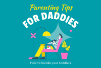 Daddy Tips for Handling Kids Pinterest Cover Image Preview