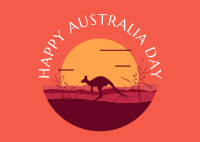 Australian Day Postcard example 1
