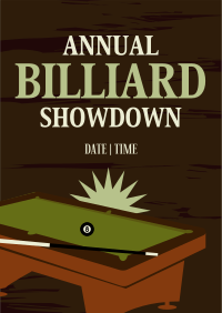 Billiard Tournament Flyer