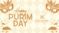 Purim Day Event Facebook Event Cover