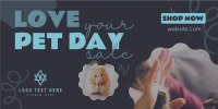 Love Your Pet Day Sale Twitter Post