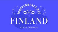 Independence Day For Finland Animation