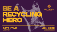 Trendy Recycling Drive Animation
