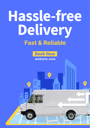 Reliable Delivery Service Flyer Image Preview
