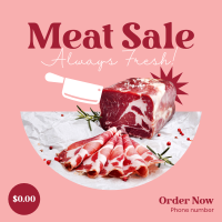 Local Meat Store Instagram Post Design