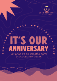 Anniversary Discounts Poster