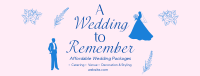 Affordable Wedding Packages Facebook Cover Design