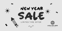 New Year Sale Twitter Post