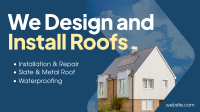 Install Roofing Needs Animation