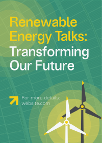 Renewable Energy Talks Flyer