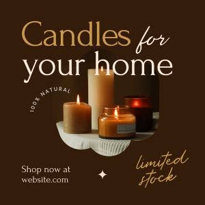 Aromatic Candles Instagram Post Image Preview