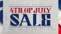 Minimalist 4th of July Sale Animation