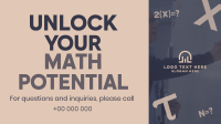 Minimalist Math Tutor Service Video Design