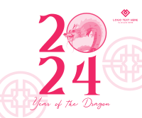 Dragon New Year Facebook Post