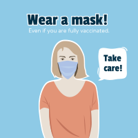 Face Mask Reminder Linkedin Post Image Preview