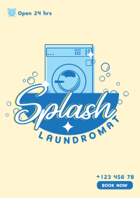 Splash Laundromat Poster