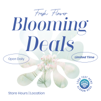 Fresh Flower Deals Instagram Post Design