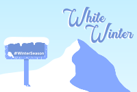 White Winter Pinterest Cover
