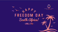 South Africa Freedom Zoom Background