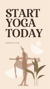 Start Yoga Now Instagram Story