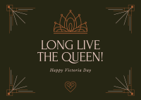 Long Live The Queen! Postcard