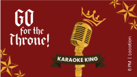 Karaoke King Zoom Background
