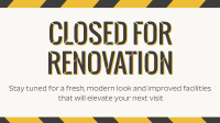 Under Renovation Construction Facebook Event Cover