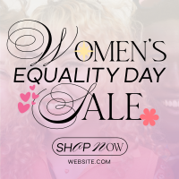 Minimalist Women's Equality Sale Instagram Post