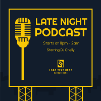 Late Night Podcast Instagram Post