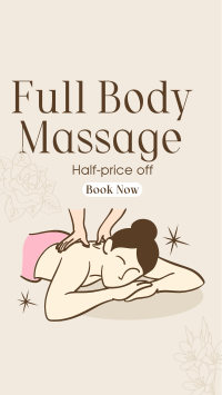 Body Massage Promo Instagram Story