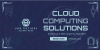 Techy Cloud Computing Twitter Post Design