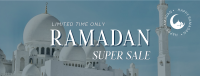 Ramadan Shopping Sale Facebook Cover Image Preview