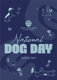 Cute Dog Day Poster