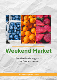 Weekend Fruits Flyer Design