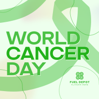 Gradient World Cancer Day Instagram Post Image Preview