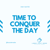 Conquer the Day Linkedin Post