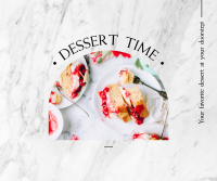 Dessert Time Delivery Facebook Post