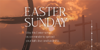 Easter Holy Cross Reminder Twitter Post