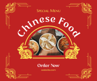 Special Chinese Food Facebook Post