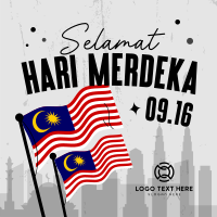 Hari Merdeka Malaysia Instagram Post