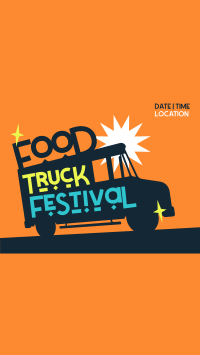 Food Truck Festival Facebook Story