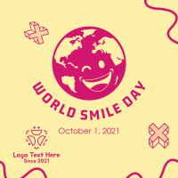 Smiling Earth  Instagram Post Design