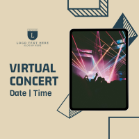 Virtual Concert Invitation Instagram Post