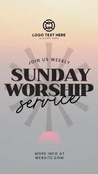 Sunday Worship Instagram Story Design